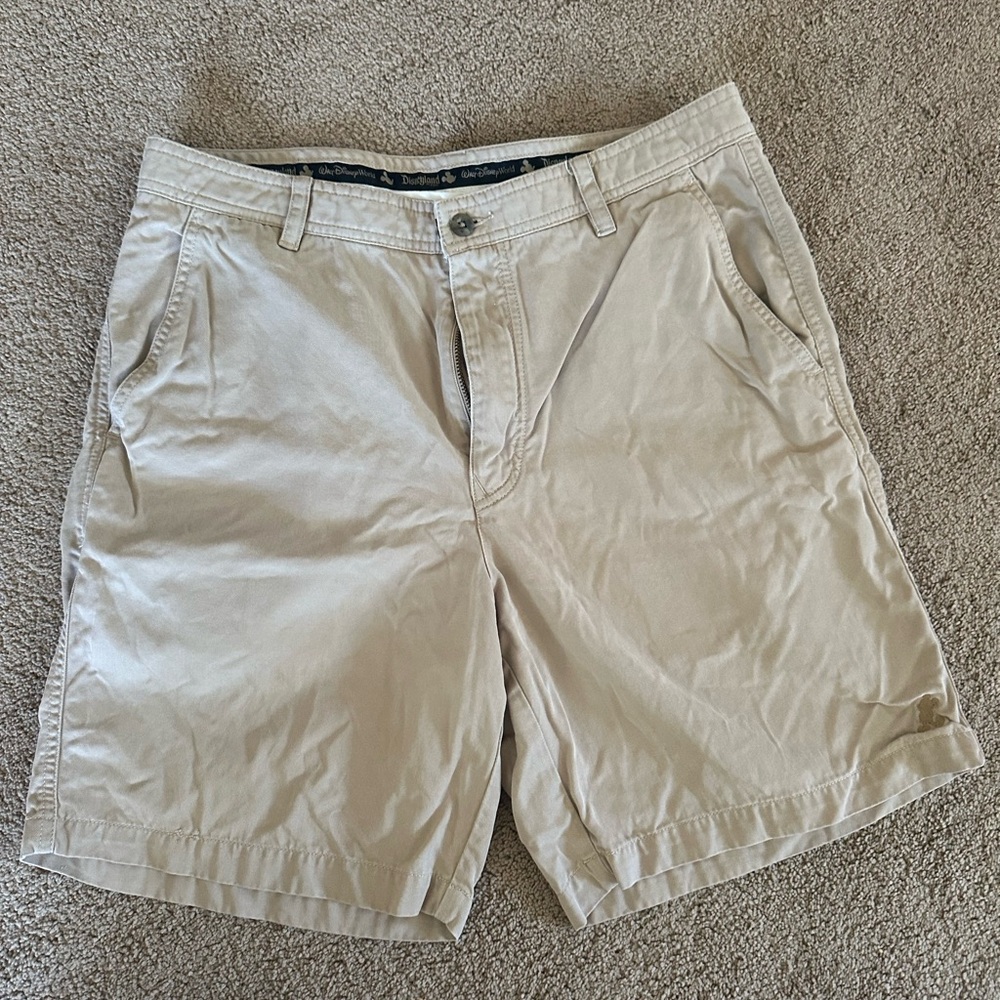 Disney Parks Khaki Chino Shorts Men’s 34